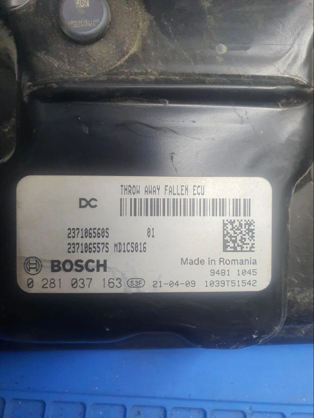 0281037163 237106560S 10SW060922 10SW108134 MD1CS016 DACIA DUSTER 1.5DCI 2021Y TC399TP BENCH FLEX FULL.7z