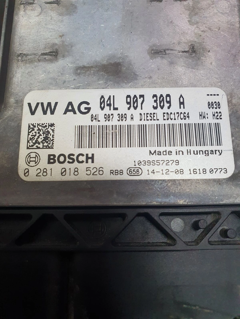 0281018526 04L907309A 04L906021ER 7541 1037541673 EDC17C64 SKODA OKTAVIA 2.0TDI 2015Y ORI+noDPF noEGR ATgearbox BENCH FULL.rar