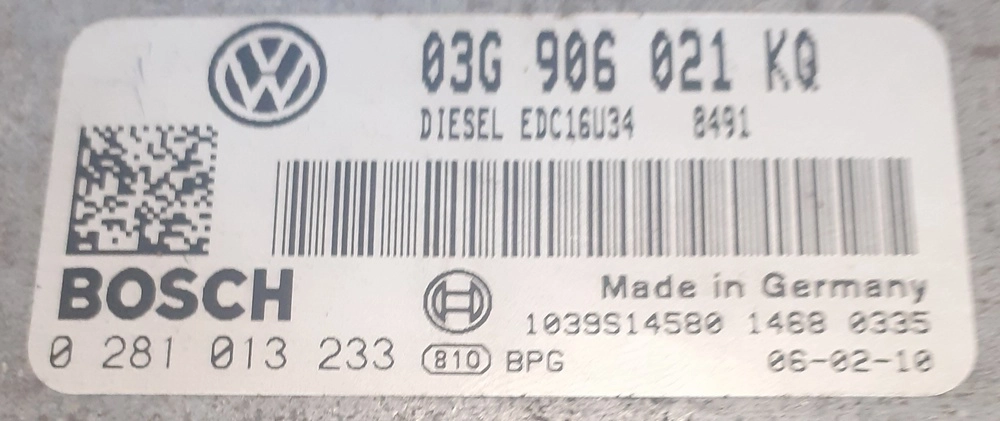 0281013233 03G906021KQ 1037379744 EDC16U34 VW Golf 1.9TDI 105HP BDM FULL.rar