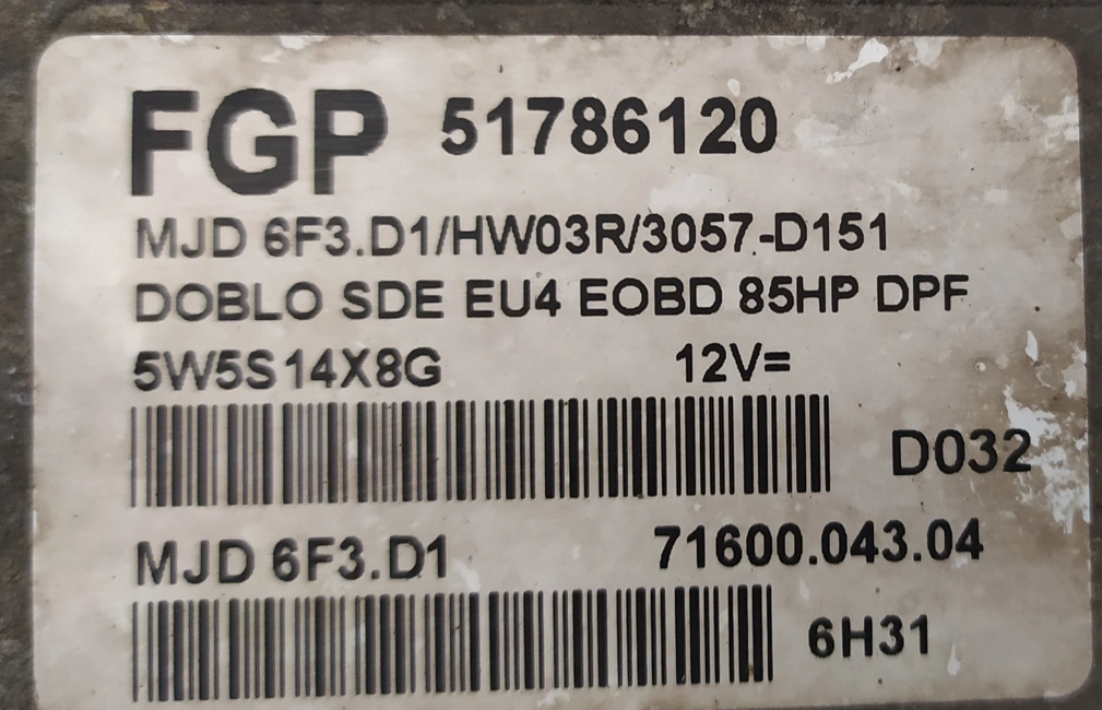 51786120 51826701 MJD 6F3.D1 HW03R 3057-D151 3057D151 3058D166 Fiat Doblo 1.3MJD 85hp eu4 BDM FULL.rar