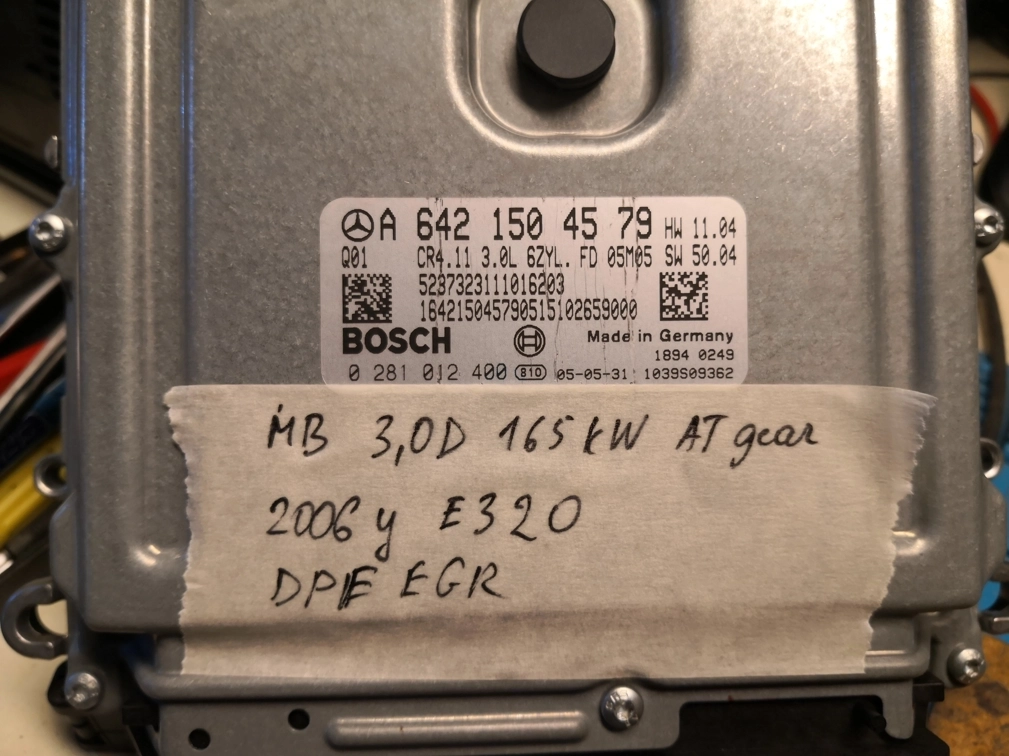 0281012400 A6421504579 HW11.04 SW50.04 CR4.11 1037375137 EDC16CP31 MB E320 3.0D 165kW 2006 ATgearbox XPROG BDM FULL.rar
