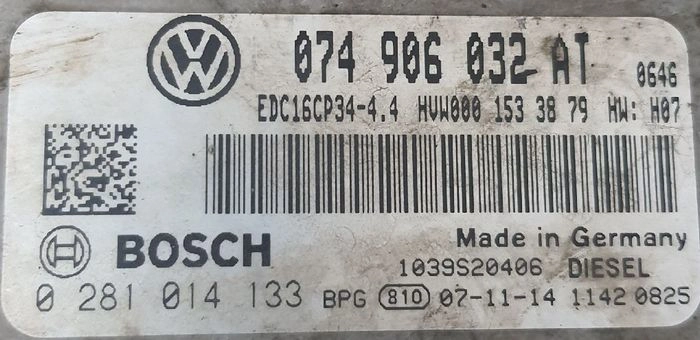0281014133 074906032AT 5175 1037503936 EDC16CP34 VW Crafter 2.5TDI ORI+noDPF BENCH FULL.rar