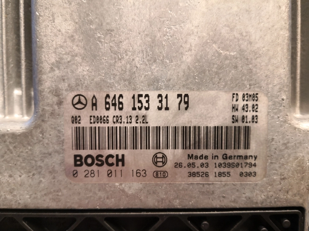 0281011163 A6461533179 CR3.13 1037367133 EDC16C31 MB C203 2.2CDI 90KW 2003 MTgearbox XPROG BDM FULL.rar
