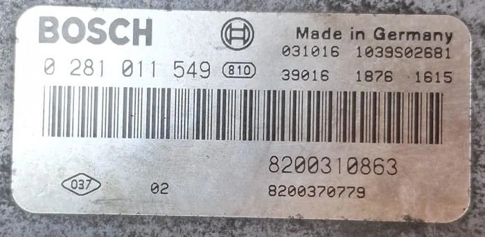 0281011549 8200310863 1037368734 1037369197 EDC16C3 Renault Scenic 1.9DCI BENCH FULL.rar