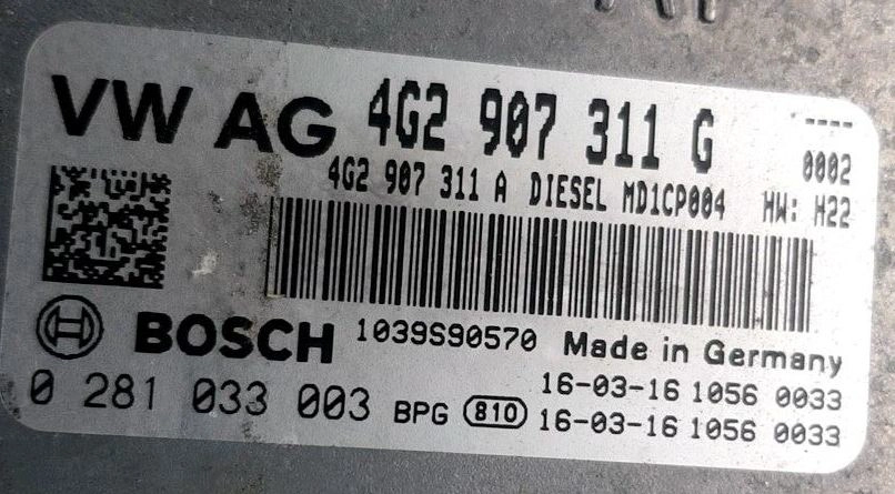 0281033003 4G2907311G 4G2907311A 1039S90570 10SW002126 MD1CP004 Audi A6 3.0TDI 160kW 16y ATgearbox bench FULL.rar