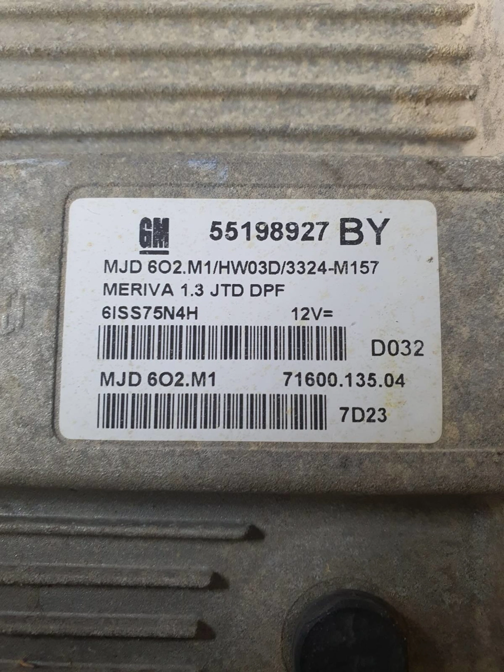 MJD6O2.M1 HW03D 55198927 3324-M157 3324M157 MRELLI OPEL MERIVA 1.3JTD 2006Y ORI+noDPF noEGR MTgearbox KTAG FULL.7z