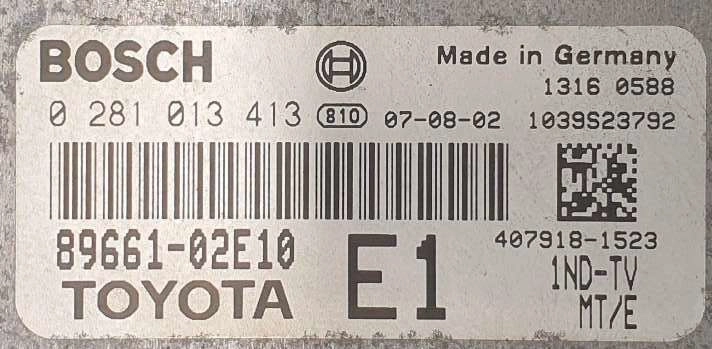 0281013413 89661-02E10 1037390100 EDC16C31 TOYOTA Corolla 1.4 D4D 1NDTV 90hp MTgearbox ORI+noEGR noTVA BDM FULL.rar