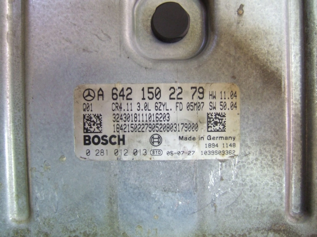0281012013 A6421502279 CR4.11 HW11.04 SW50.04 1037375142 EDC16CP31 MB w219 3.0CDI ATgearbox VIRGIN BDM FULL.7z