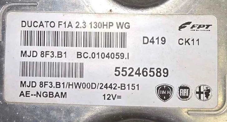 55246589 MJ8F3H 8F3.B1 HW00D 2442-B151 Fiat Ducato 2.3D ORI+noDPF noEGR FLEX FULL.rar