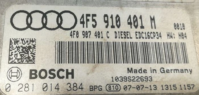 0281014384 4F5910401M 4F0907401C 0010 SW1037389214 EDC16CP34 Audi A6 2.7TDI 132kW BENCH FULL.rar