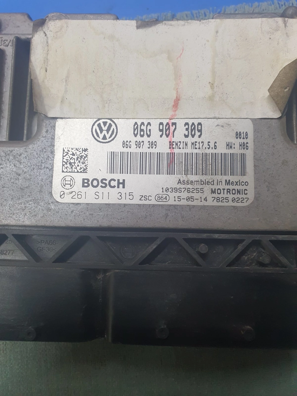 0261S11315 06G907309 1037548217 ME17.5.6 VW JETTA 2.0MPI 2018Y MTgearbox BENCH FULL.7z
