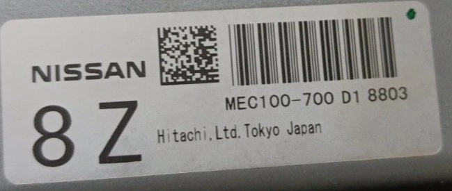 MEC100-700 D1 8803 Hitachi Infinity FX35i ORI+noLAMBDA KTAG FULL.rar