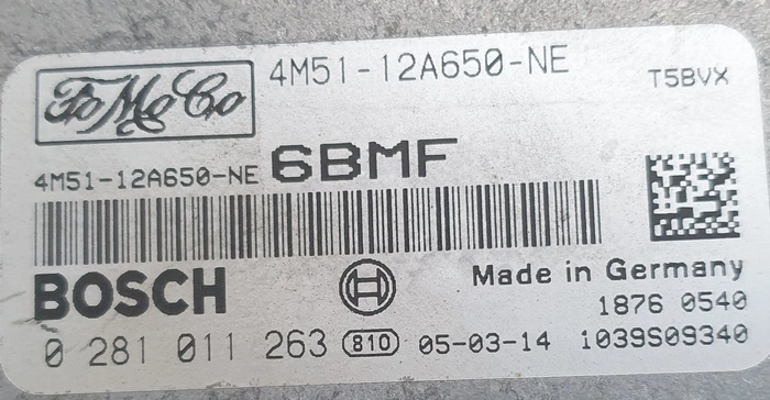 0281011263 4M51-12A650-NE 6BMF 1037374785 EDC16C3 Ford Cmax 1.6TDCI KTAG FULL.rar