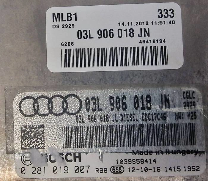 0281019007 03l906018JN 1037563709 EDC17C46 Audi Q5 2.0TDI 130kW CGLC ORI+noSCR FLEX FULL.rar