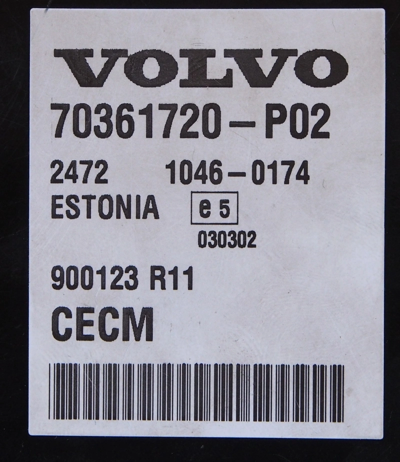 70361720-P02 900123 R11 CECM VOLVO AM29F800BB FLASH.rar