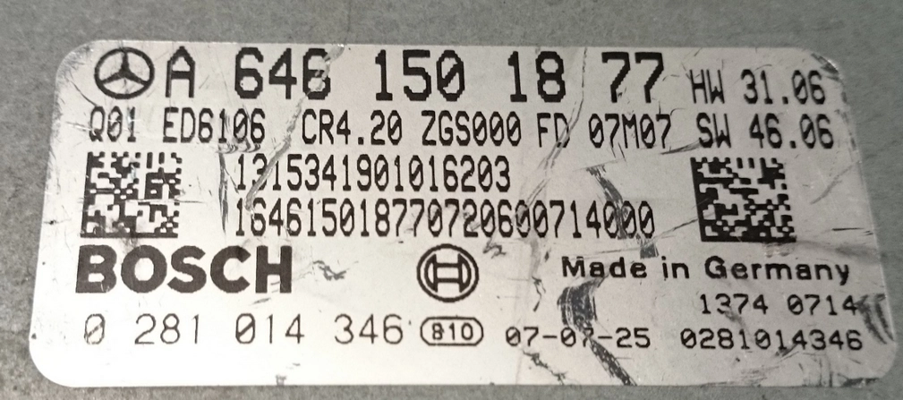0281014346 A6461501877 CR4.20 HW31.06 SW46.06 1037505814 CR40-64x-75T0-906-080kW-40N-0MEF-03-IAS-001 DPF7 ME15 EDC16C31 MB Sprinter 906613 2014 MTgearbox FLEX BENCH FULL.rar