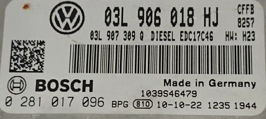 0281017096 03L906018HJ 03L907309Q 9978 1037563209 EDC17C46 VW Touran 2.0TDI CFFB DSGgearbox BENCH FULL.rar