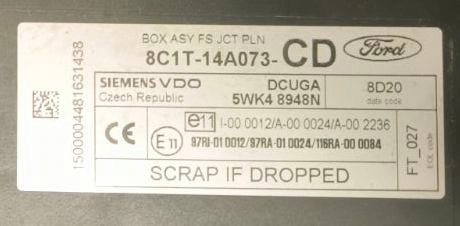 8C1T-14A073-CD 5WK48948N BODY Ford Tranzit 0L01Y 9S12DT256 FULL.rar