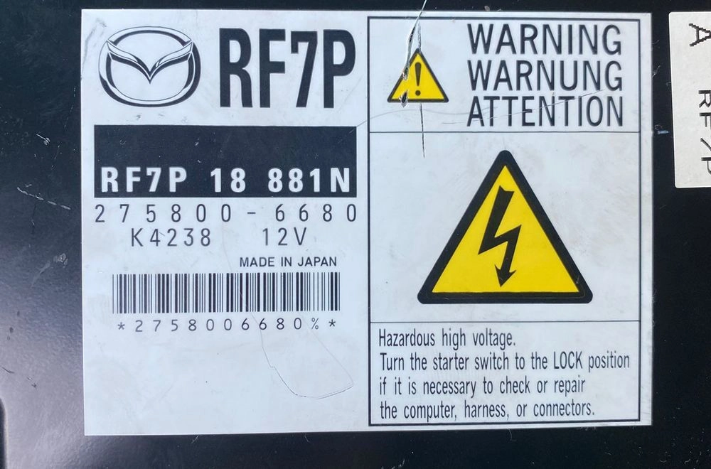 RF7P18881N 275800-6680 DENSO MAZDA5 2.0CiTD 105kW 2006Y ORI+noDPF noEGR FLASH.zip