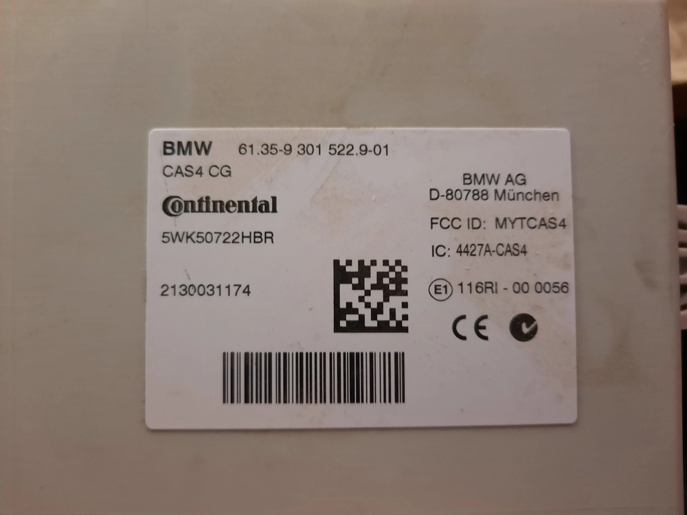 6135-9301522.9-01 5WK50722HBR CAS4 BMW F10 diesel 2011 ISN ATgearbox FULL.rar