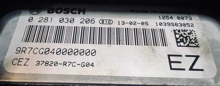 0281030206 37805-R7C-G040 1037530377 9R7CG040000000 EDC17CP50 Honda CRV 2.2D ORI+noDPF noEGR BENCH FULL.rar