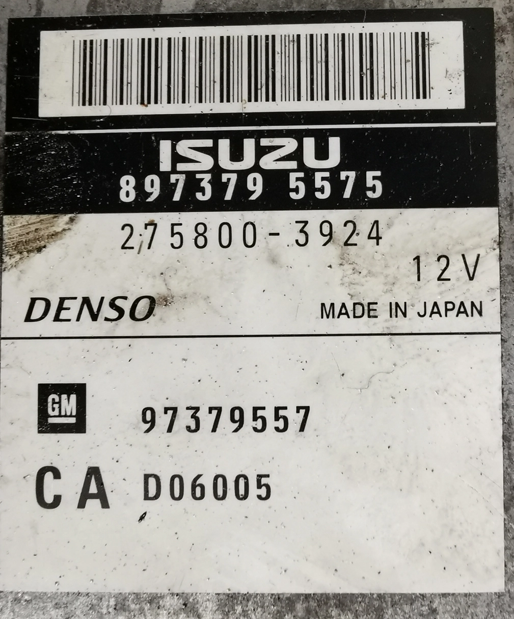 97379557 897379-5575 275800-3924 AH0YP729EC63 DENSO Opel Vectra 3.0CDTI 135kW ATgearbox FULL.rar