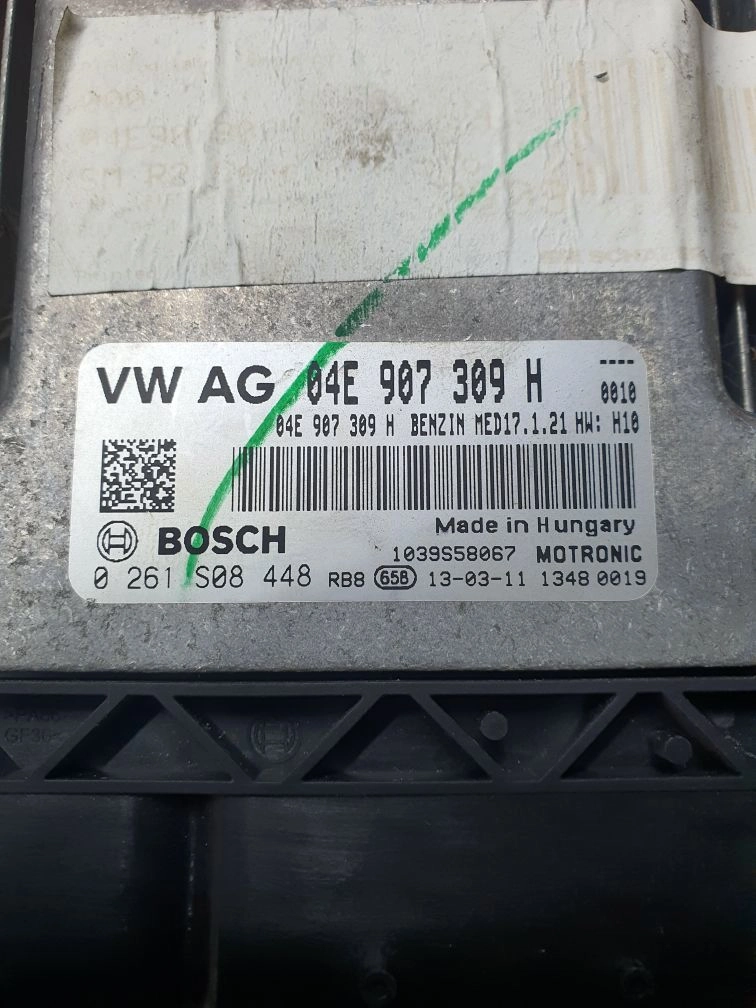 0261S08448 04E907309H 10SW00387 MED17.1.21 VW JETTA 2013 1.4i HIBRID ATgearbox PCM BENCH FULL.7z