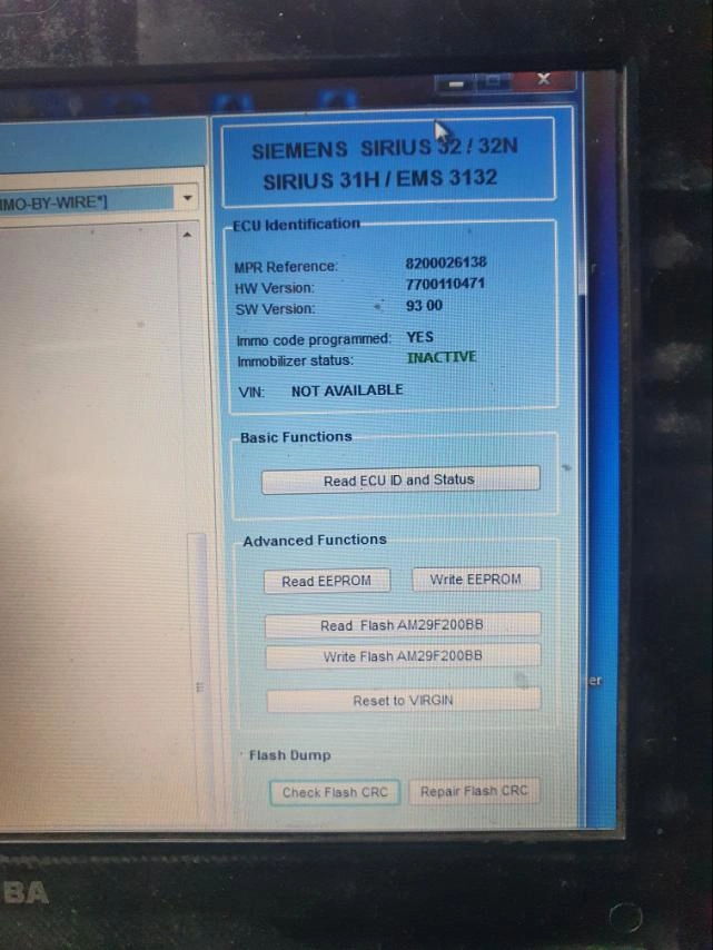 S110030214 8200026138 7700110471 9300 SIRIUS32 RENAULT MEGAN1 1.6i 1999Y ORI+IMMOOFF MTgearbox FULL.7z