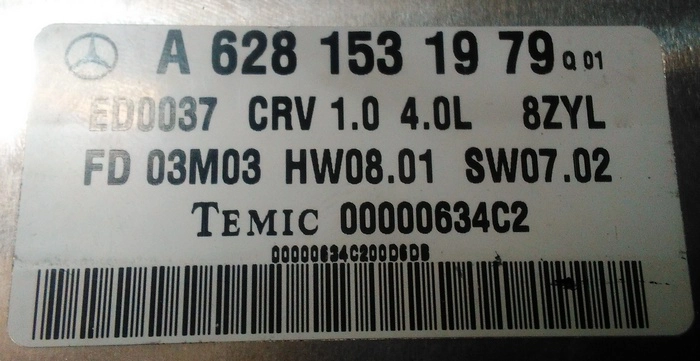A6281531979 ED0037 HW08.01 SW07.02 00000634C2 CRV1.0 MB W163 4.0CDI ORI+noEGR FLASH.rar