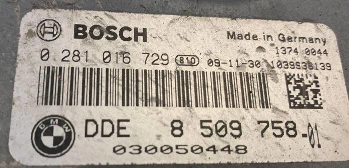 0281016729 8509758 1037502661 EDC7CP09 BMW 740 4.0D ATgearbox FLEX BENCH FULL.rar
