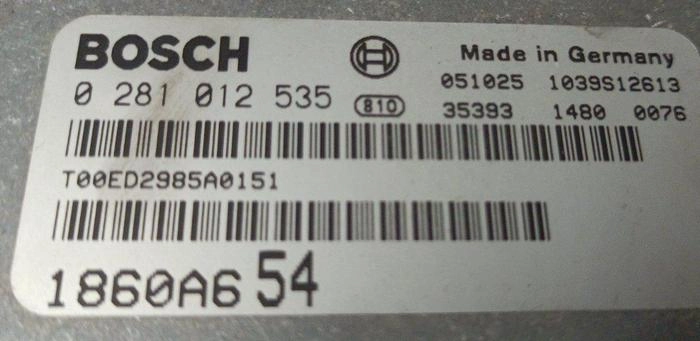 0281012535 1860A654 1037386353 EDC16U31 Mitcubishy Grandis 2.0D BENCH FULL.rar