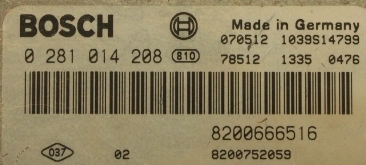 0281014208 8200666516 1037386540 EDC16CP33 Renault Trafik 2007y 2.0D MTgearbox 66kW BDM FULL.rar