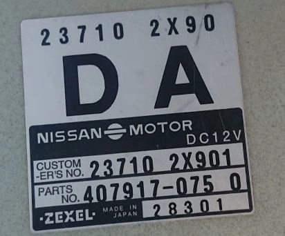 23710-2X901 407917-075 28301 ZEXEL Nissan Terrano 3.0TDI 113kW 24c02 VIRGIN EEP.rar