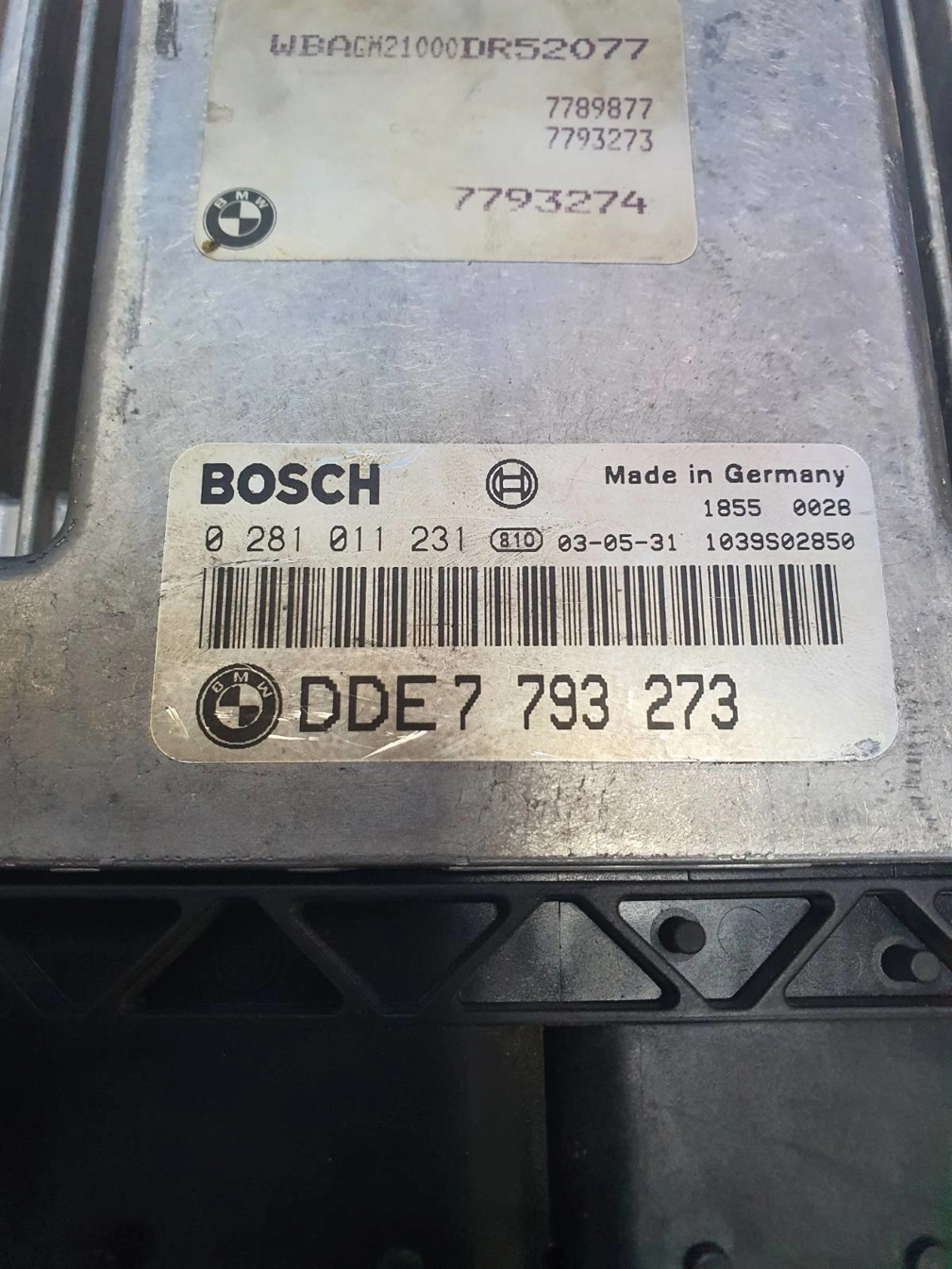 0281011231 7793273 1037390907 EDC16C1 BMW E65 3.0TDI 2003Y ATgearbox BENCH FULL.7z