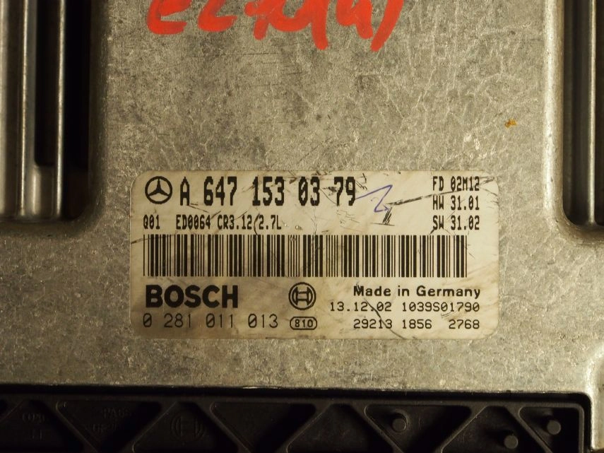 0281011013 A6471530379 CR3.12 HW31.01 SW31.02 1037363816 EDC16c31 MB E211 2.7CDI XPROG BDM FULL.rar