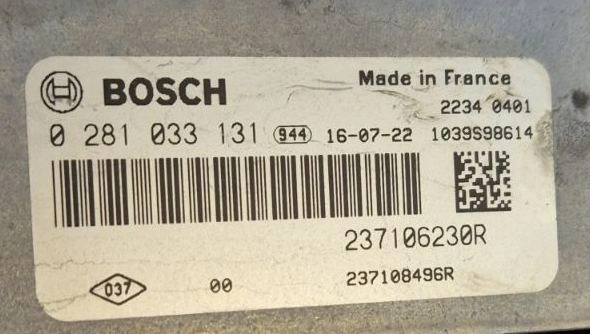 0281033131 237106230R 10SW006643 10SW069054 10SW038185 EDC17C84 Renault Espaice 1.6DCI BENCH FULL.rar