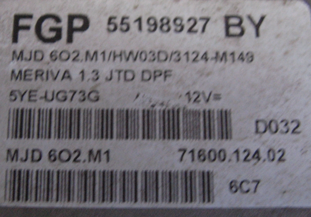 55198927 3326M162 MJD6O2.M1 MERIVA 1.3CDTi 75kw 2006 BDM FULL.rar