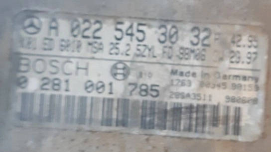 0281001785 A0225453032 HW42.95 MSA25.2 MB Sprinter 2.9TD 27c020 FLASH.rar