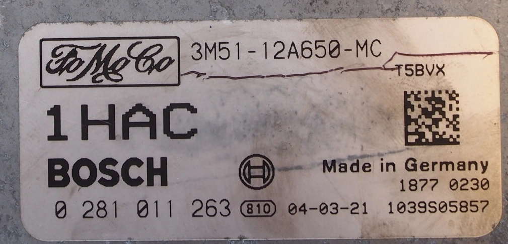 0281011263 3M51-12a650-MC 1037370786 EDC16C3 3M5T-10849-GJ DASH(1K78X) Ford Cmax 1.6TDCi STARTSET XPROG BDM FULL.rar