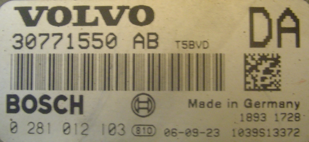 0281012103 30771550AB 1037375898 EDC16C31 Volvo XC90 06y 2.4D 136kw BDM FULL.rar