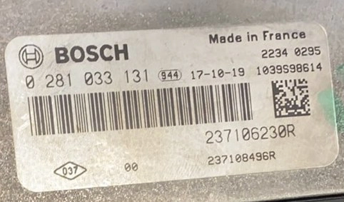0281033131 237106230R 069054 10SW069054 Renault Espaice 1.6DCI 2017 ORI+noDPF noEGR BENCH FULL.rar