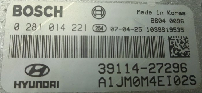 0281014221 39117-27296 A1JM0M4EI02S 1037384599 EDC16C39 Hyundai Tucson 2.0D BENCH FULL.rar