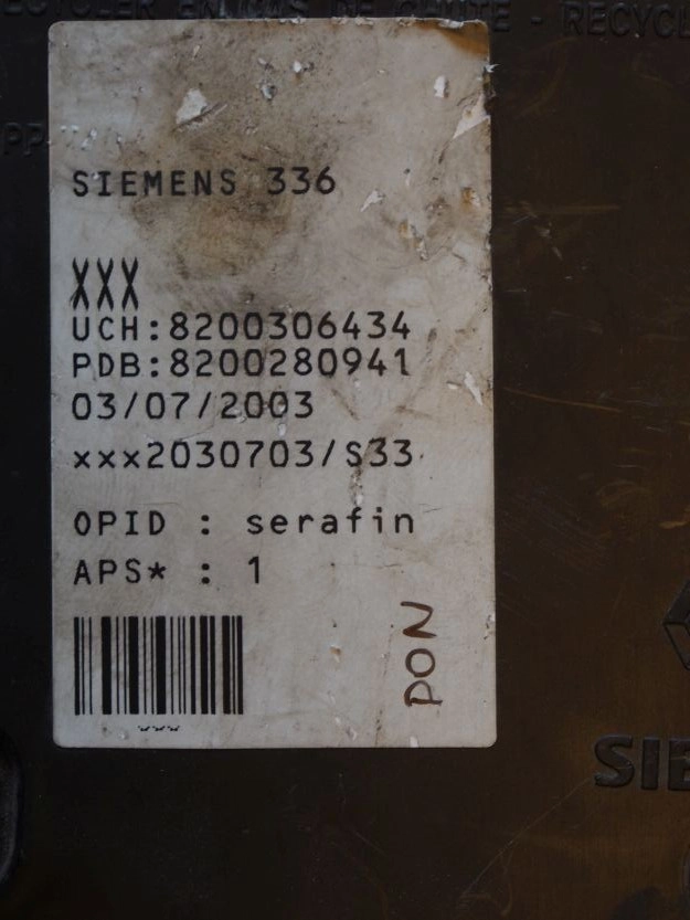 8200306434 8200280941 UCH RENAULT MEGAN 2003 1K79X FULL.rar