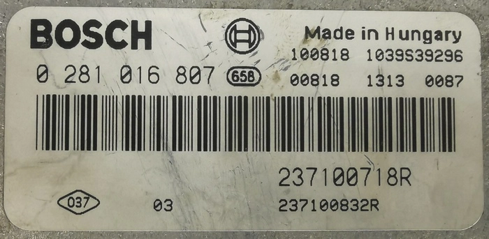0281016807 237100718R 1037505682 EDC17C11 Renault Traffic 2.0DCI 2010 MTgearbox BENCH FULL.rar