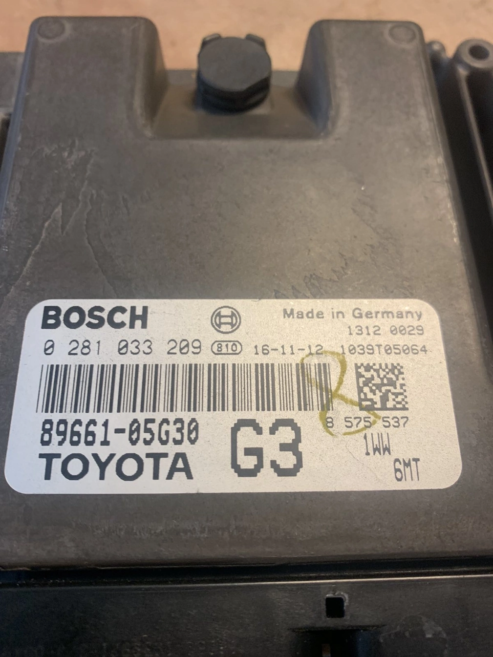 0281033209 89661-05G30 10SW009849 009849 EDC17C73 Toyota Avensis 1.6D FLEX BENCH FULL.rar