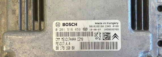 0261S16459 9810162180 10SW004729 10SW016369 MED17.4.4 Peugeot 308 T9 1.6T 2018Y MTgearbox BENCH FULL.rar