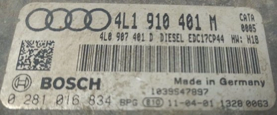 0281016834 4L1910401M 4L0907401D 1037514682 EDC17CP44 Audi Q7 3.0TDI CATA 2011 BENCH FULL.rar