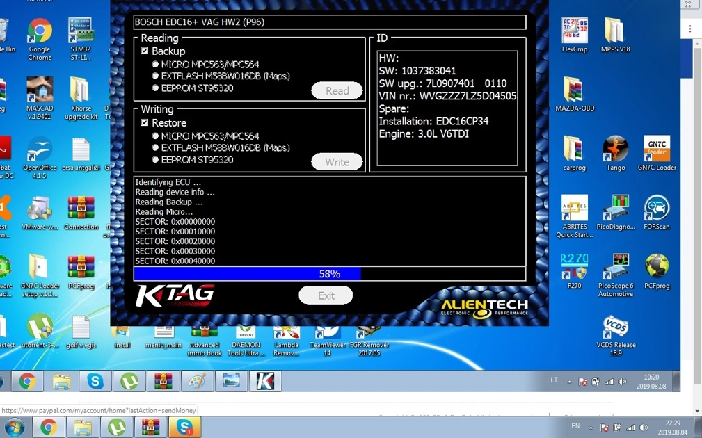 0281011960 7L0907401 8E0907401AB 1037383041 EDC16CP34 VW Toureg 3.0D 165kW BKS BDM FULL.rar