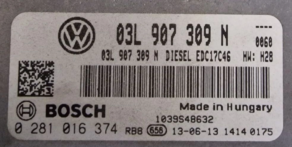 0281016374 03L906018MK 9980 03L907309N 044975 10SW044975 EDC17C46 VW Touran 2.0TDI 103KW CFHC ORI+noDPF FLEX BENCH FULL.rar