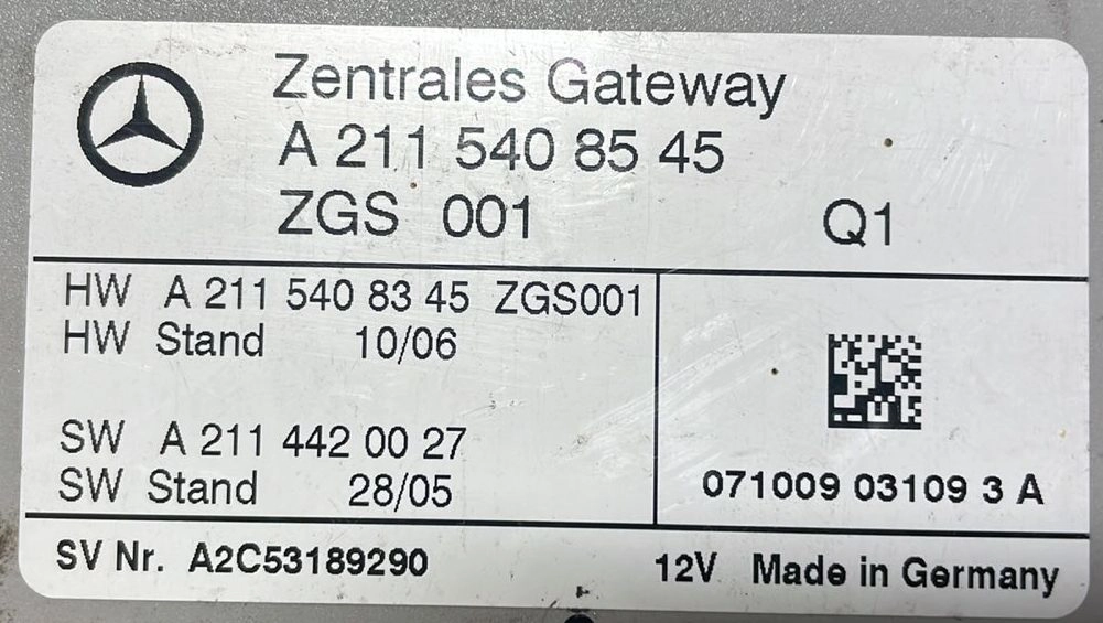 A2115408545 A2115408345 A2114420027 ZGW MB E211 ME9.2 0L01Y+29F400 XPROG FULL.rar